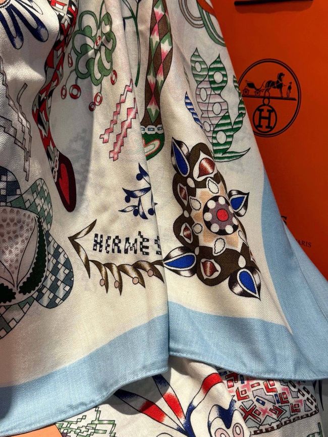 Hermes cashmere Shawl H24436-3