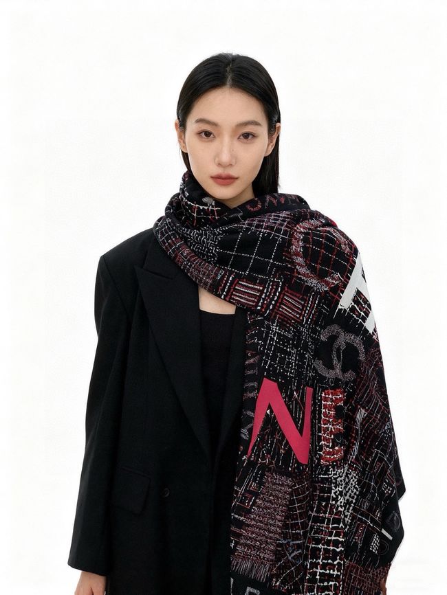 Chanel cashmere Shawl B25977-1