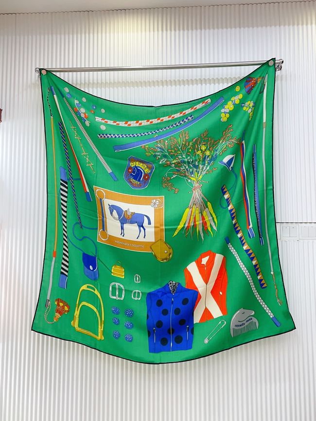 Hermes cashmere Shawl H24442-4