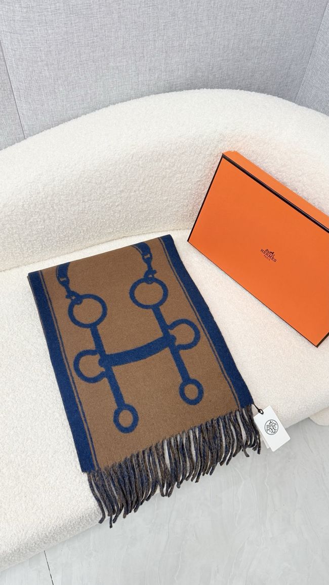 Hermes cashmere scarf H251526-1 Hermes cashmere scarf H251526-1