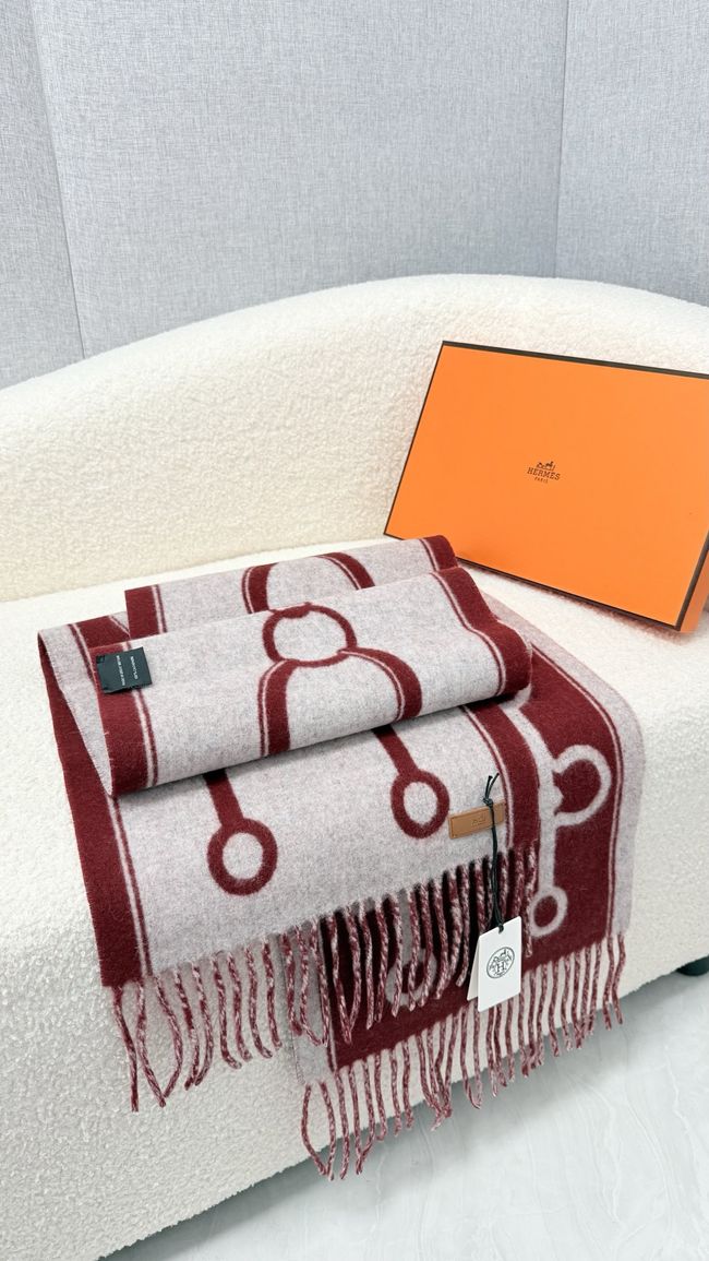 Hermes cashmere scarf H251526-3