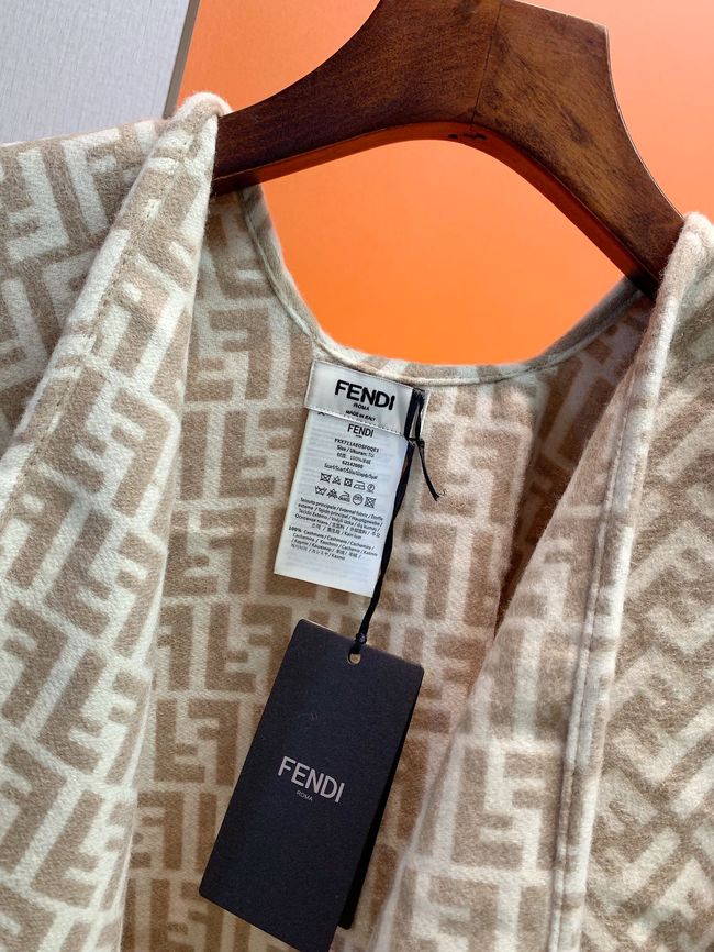 Fendi Shawl Wool Silk and Cotton 06389-2