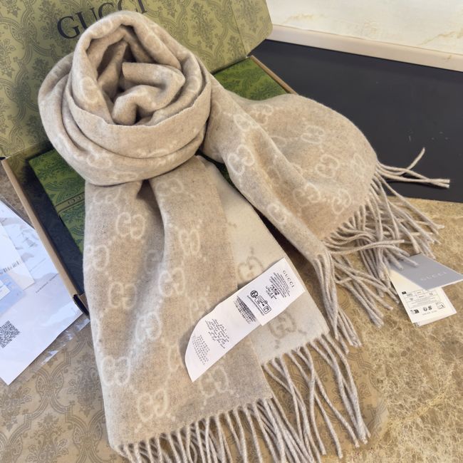 Gucci cashmere scarf 873731-1