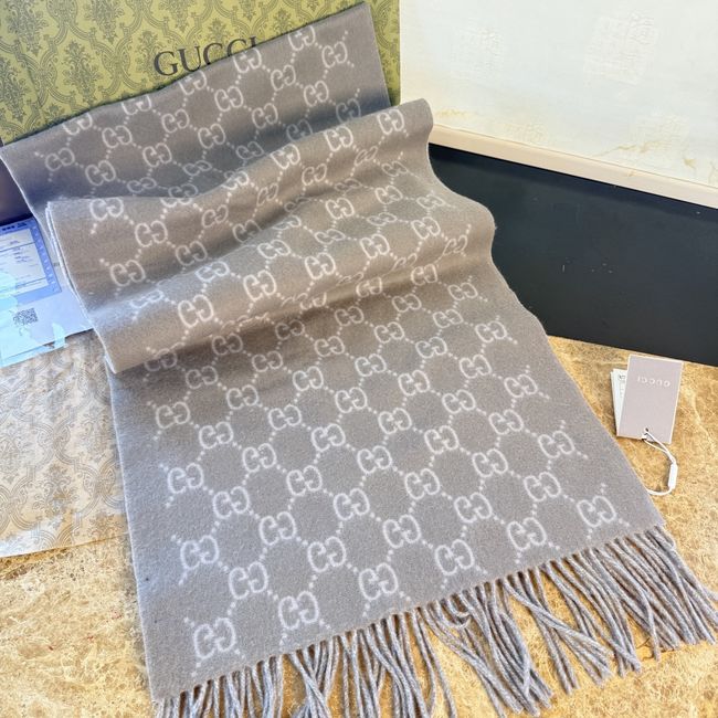 Gucci cashmere scarf 873731-2