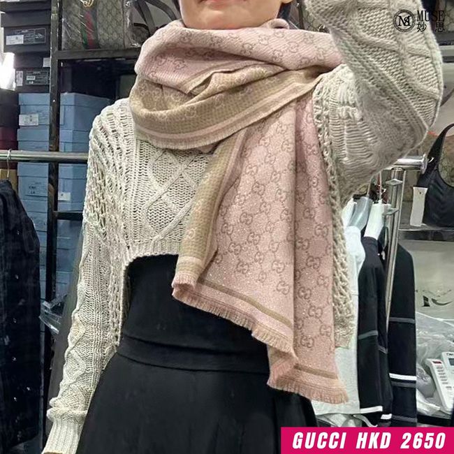Gucci cashmere scarf 873732-1