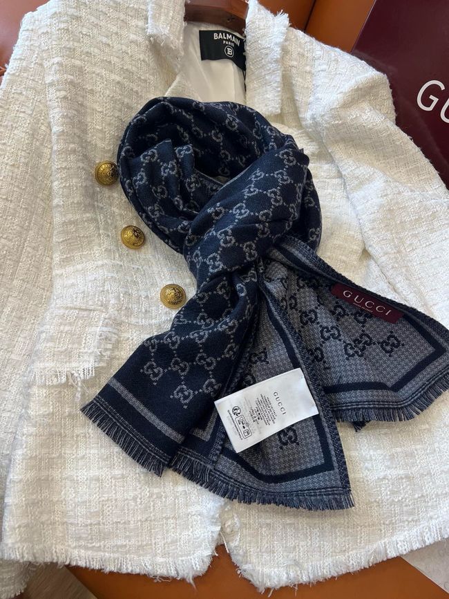 Gucci cashmere scarf 873732-3