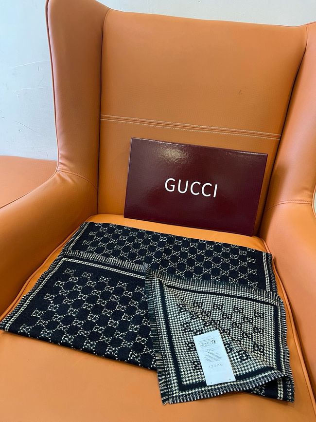 Gucci cashmere scarf 873732-4