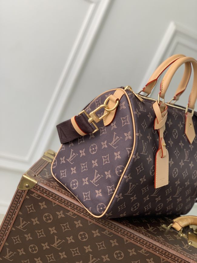 Louis Vuitton Speedy 30 Bandouliere Louis Vuitton Silk Tech M2A454 brown Louis Vuitton Speedy 30 Bandouliere Louis Vuitton Silk Tech M2A454 brown
