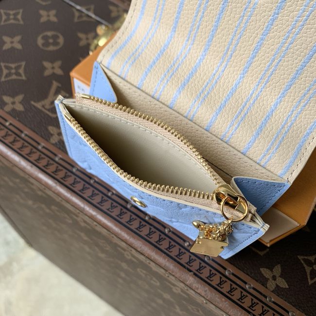 Louis Vuitton Rosalie Coin Purse M29796 Bleu Iris
