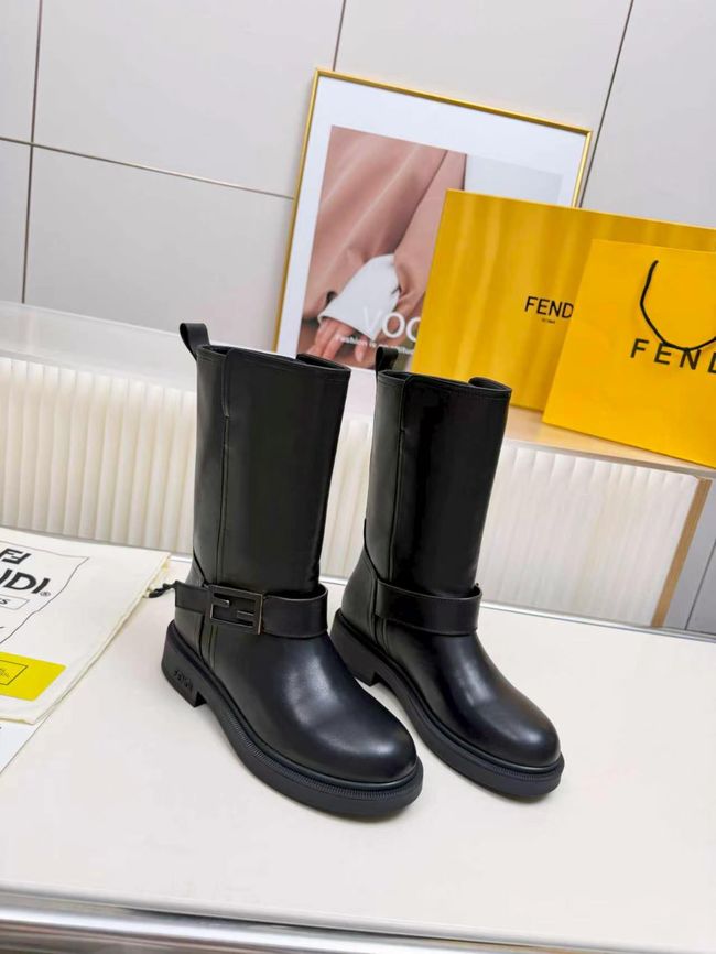 FENDI Commando leather boots 8T9048-1