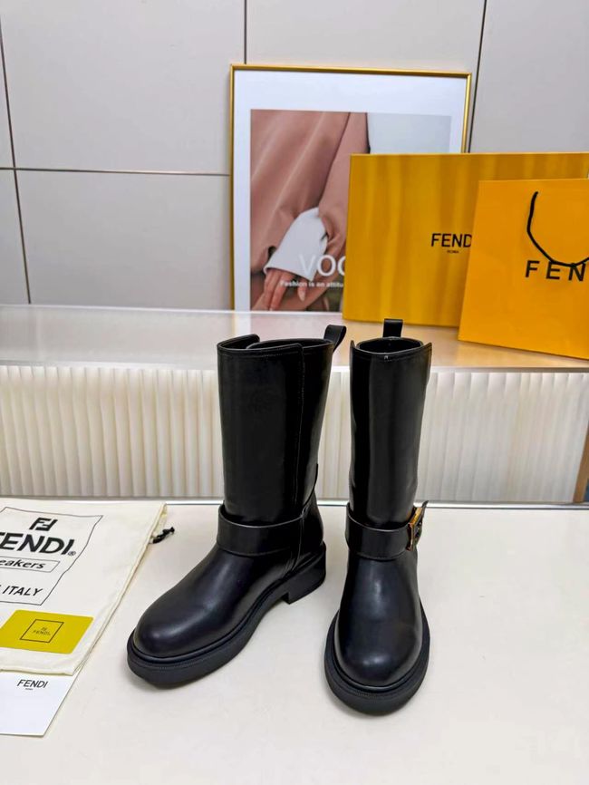 FENDI Commando leather boots 8T9048-1