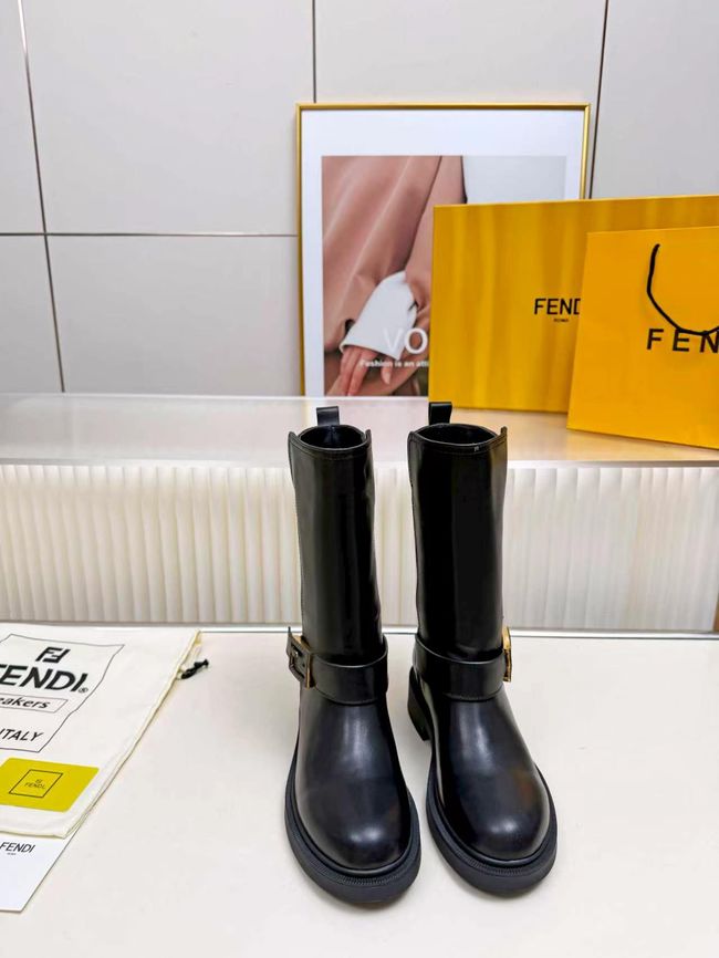 FENDI Commando leather boots 8T9048-1