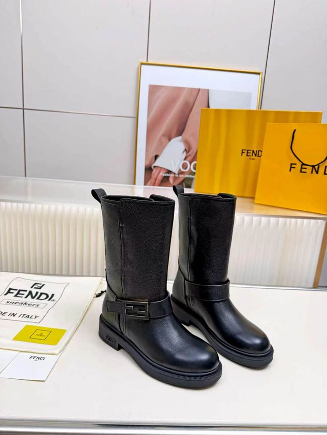 FENDI Commando leather boots 8T9048-2