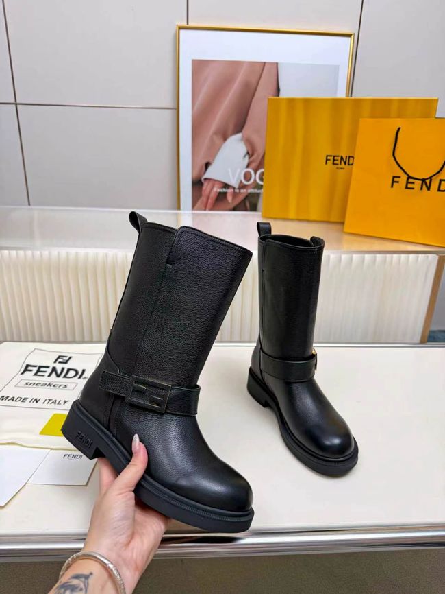 FENDI Commando leather boots 8T9048-2