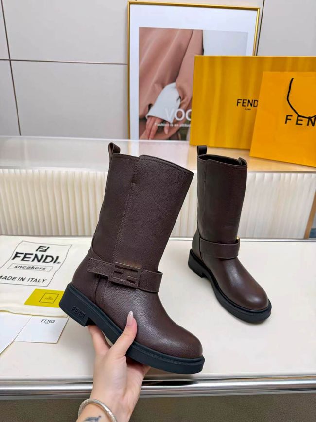 FENDI Commando leather boots 8T9048-3