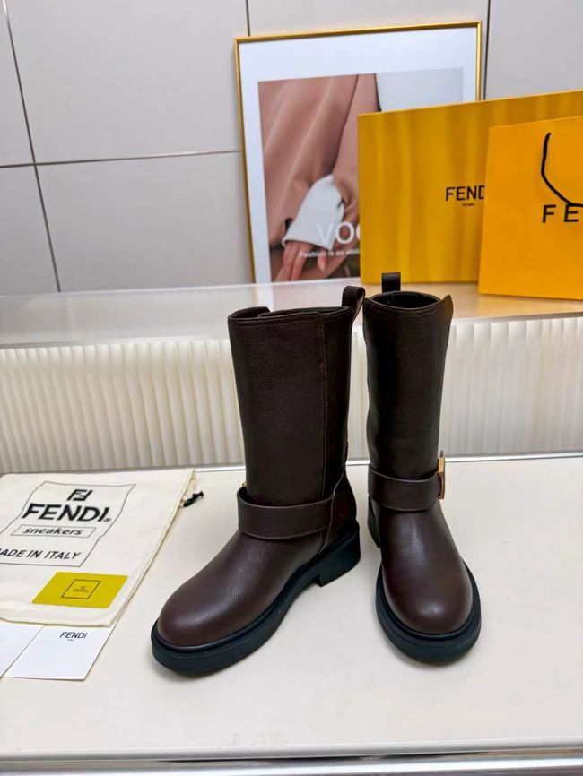 FENDI Commando leather boots 8T9048-3