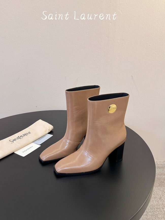 Saint Laurent boots in smooth leather 65282-2