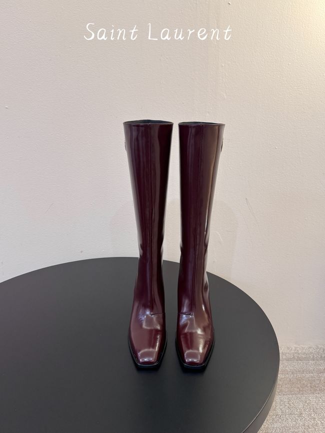 Saint Laurent boots in smooth leather 65288-6