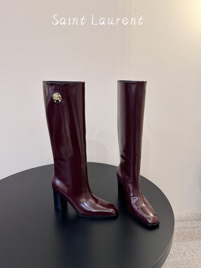 Saint Laurent boots in smooth leather 65288-6