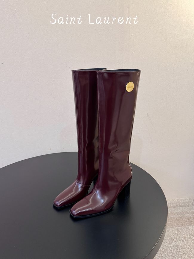 Saint Laurent boots in smooth leather 65288-6