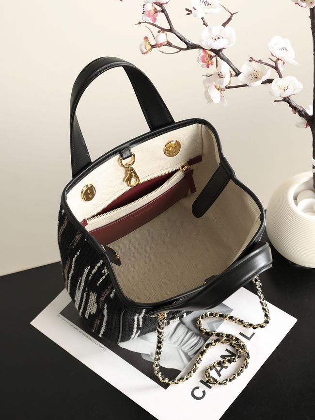 Chanel Mini Shopping Bag AS6199 black Chanel Mini Shopping Bag AS6199 black