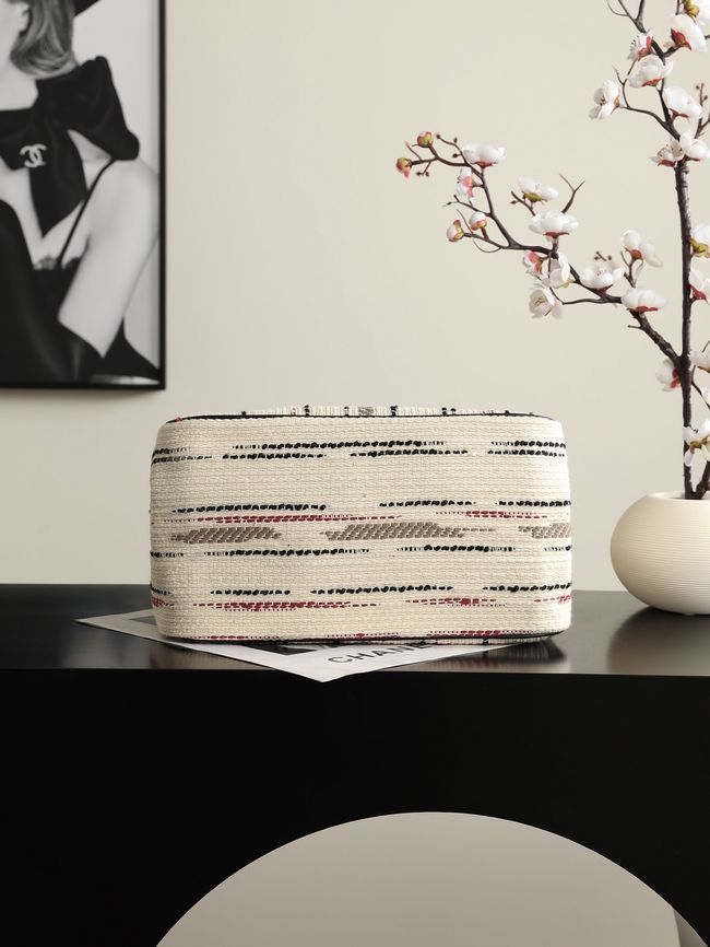 Chanel Shopping Bag AS6200 Beige & Red