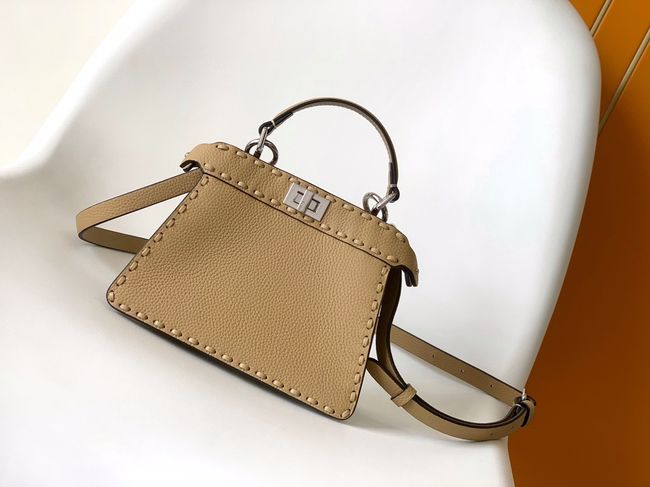 FENDI Peekaboo ISeeU Petite bag 8BN335A Apricot