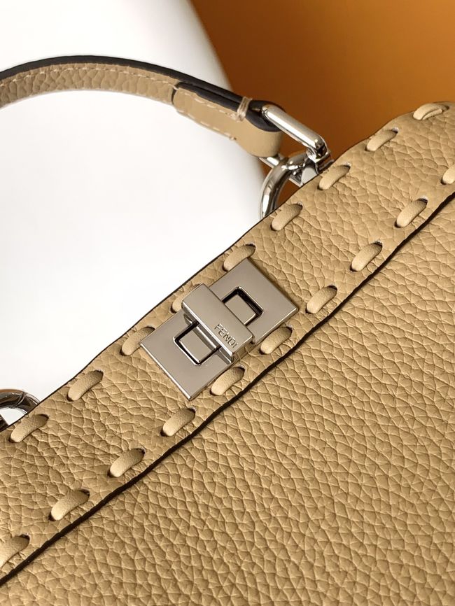 FENDI Peekaboo ISeeU Petite bag 8BN335A Apricot