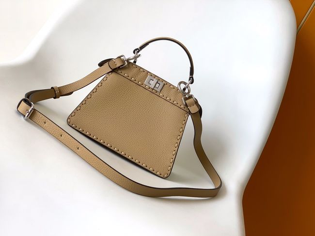 FENDI Peekaboo ISeeU Petite bag 8BN335A Apricot