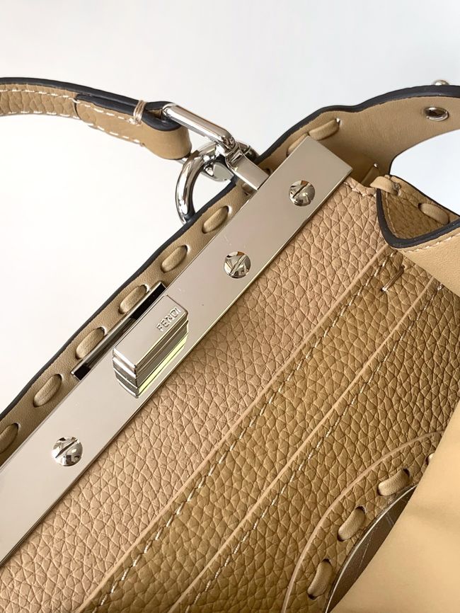 FENDI Peekaboo ISeeU Petite bag 8BN335A Apricot