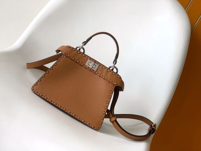 FENDI Peekaboo ISeeU Petite bag 8BN335A Brown
