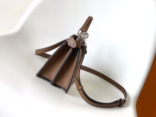 FENDI Peekaboo ISeeU Petite bag 8BN335A dark brown