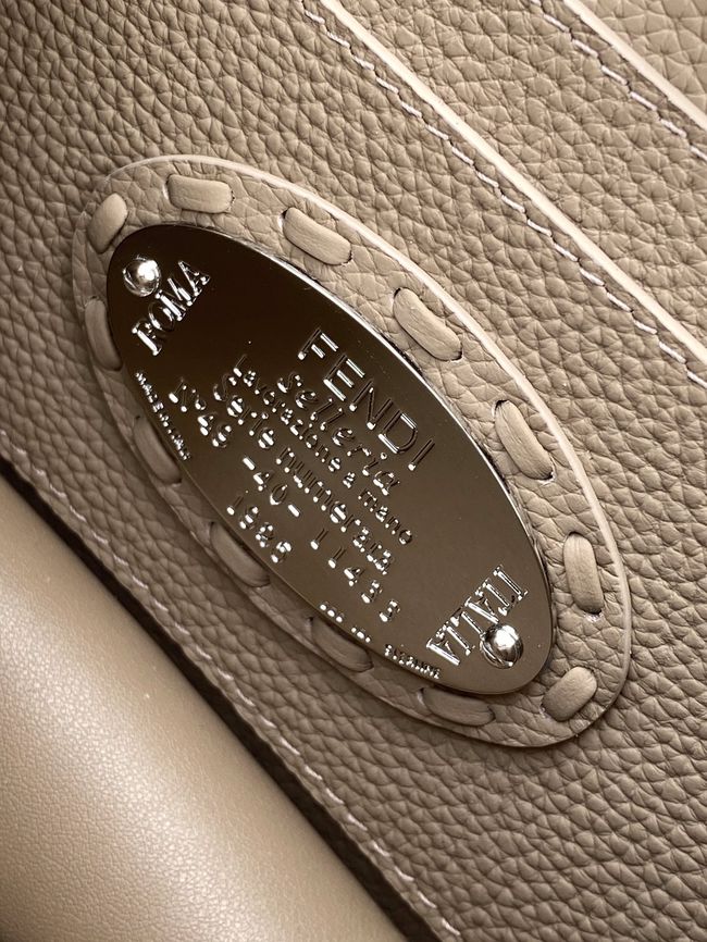 FENDI Peekaboo ISeeU Petite bag 8BN335A gray