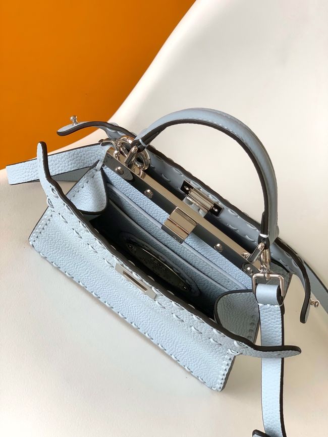 FENDI Peekaboo ISeeU Petite bag 8BN335A light blue