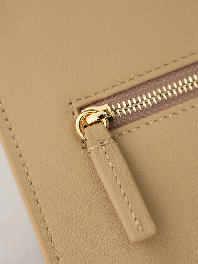 CHANEL Maxi Flapbag Suede Calfskin AS6233 apricot