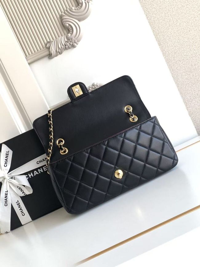 Chanel Flap Bag Lambskin AS6568 black