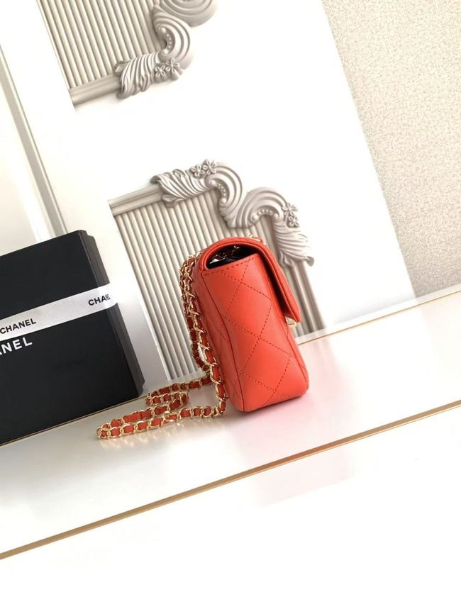 Chanel Flap Bag Lambskin AS6568 red Chanel Flap Bag Lambskin AS6568 red
