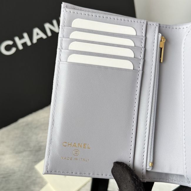 Chanel Passport Holder AP3196 Light gray
