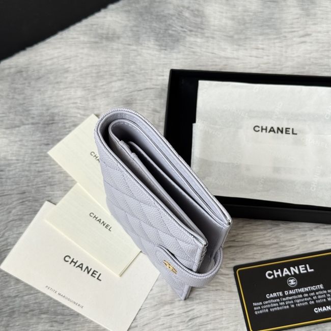 Chanel Passport Holder AP3196 Light gray