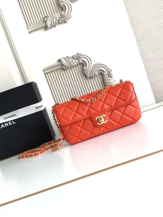 Chanel Small Flap Bag Lambskin AS6430 red