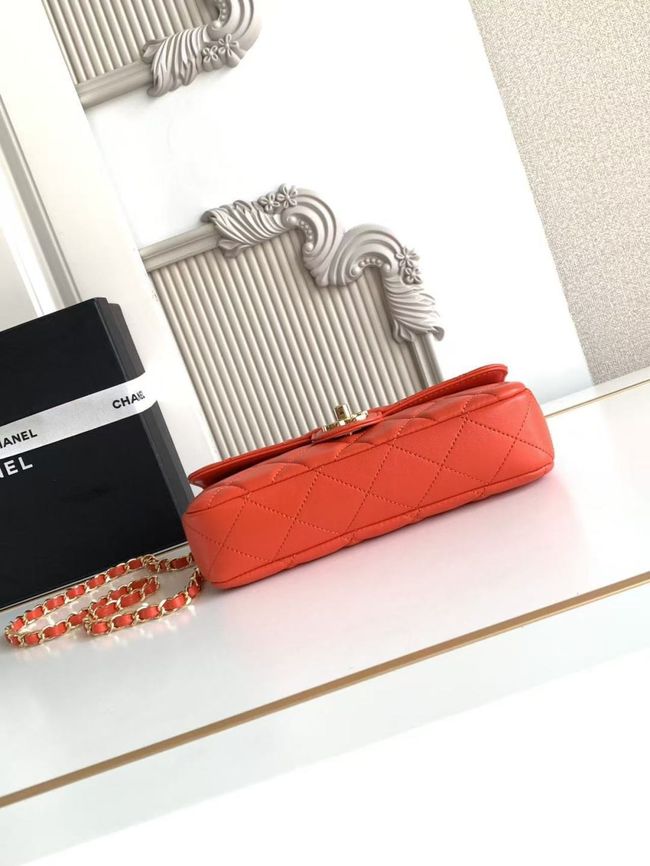 Chanel Small Flap Bag Lambskin AS6430 red