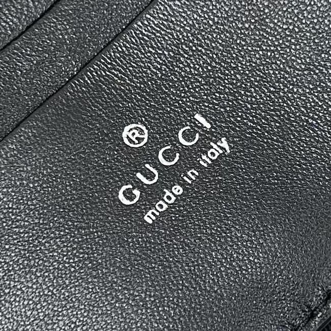 Gucci GG Marmont pouch with strap A006X2 black Gucci GG Marmont pouch with strap A006X2 black