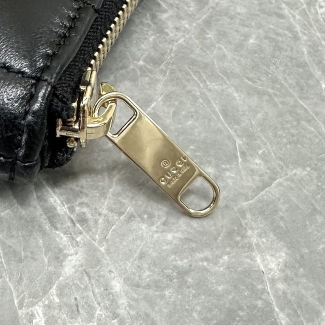 Gucci GG Marmont pouch with strap A006X2 black