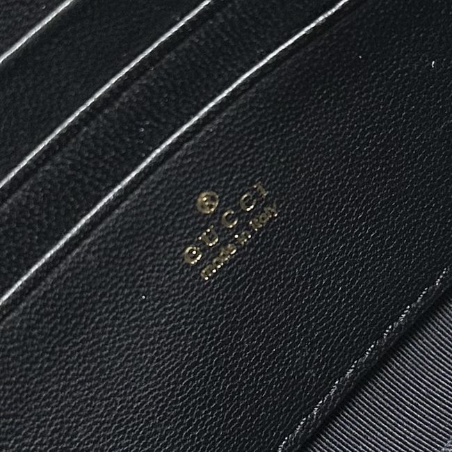 Gucci GG Marmont pouch with strap A006X2 black