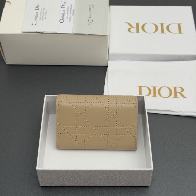 Lady Dior Dahlia Wallet S4602 apricot Lady Dior Dahlia Wallet S4602 apricot