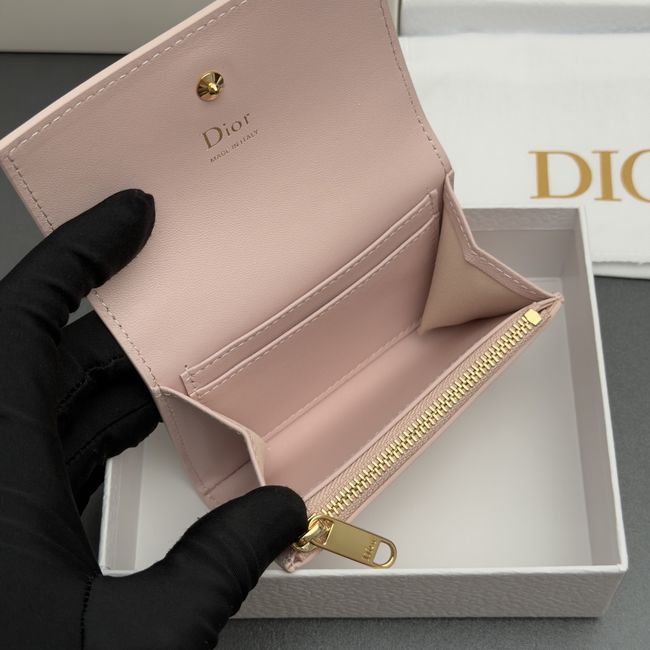 Lady Dior Dahlia Wallet S4602 pink