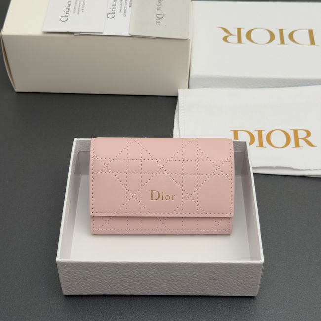 Lady Dior Dahlia Wallet S4602 pink
