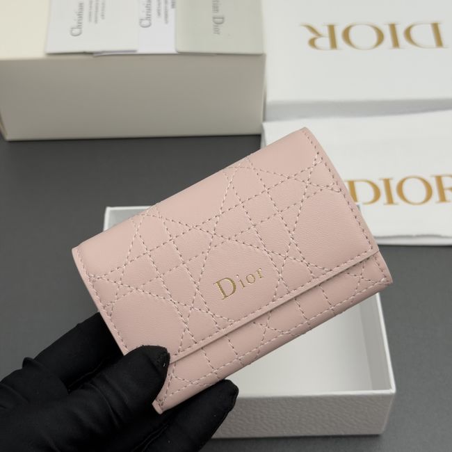 Lady Dior Dahlia Wallet S4602 pink