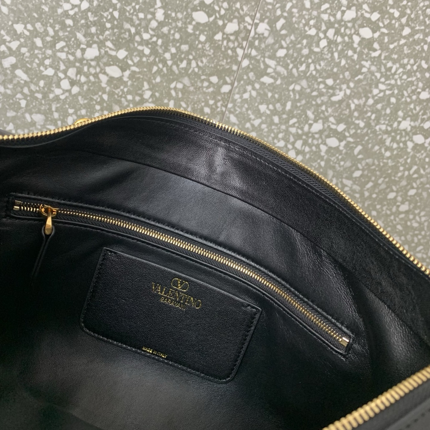 VALENTINO PANTHEA lambskin bag WB0S70 black