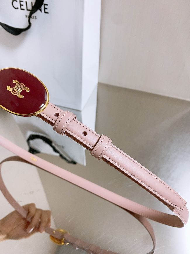 Celine ELLIPSE Belt 13 IN TAURILLON LEATHER WITH ENAMELLED BUCKLE P5706 pink Celine ELLIPSE Belt 13 IN TAURILLON LEATHER WITH ENAMELLED BUCKLE P5706 pink